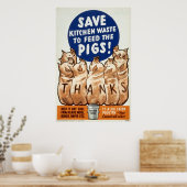 World War II poster - Salvage - Sav (Küche)