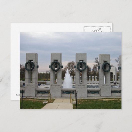 World War II Postkarte (Vorne/Hinten)