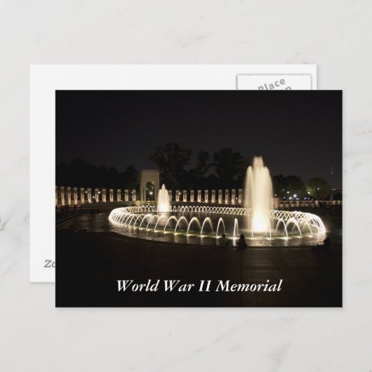 World War II Postkarte (Vorne/Hinten)