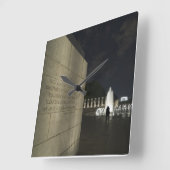 World War II Quadratische Wanduhr (Winkel)