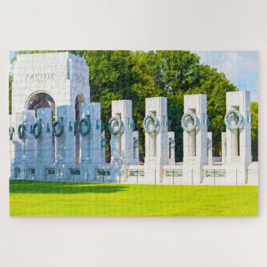 World War Zwei Denkmal Washington Puzzle (Horizontal)