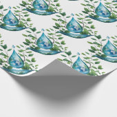 World Water Day Geschenkpapier (Ecke)