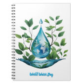 World Water Day Notizblock (Vorderseite)