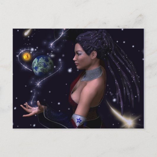 World Weaver Postkarte (Vorderseite)