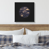 World Wide Web Light Network Canvas Print Leinwanddruck (Insitu (Schlafzimmer))