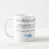 World Word African Rhino Tasse (Links)