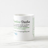 World Word Bamboo Panda Tasse (Mittel)