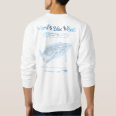 World Word Blue Sweatshirt (Rückseite)