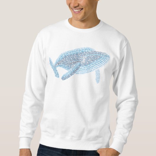 World Word Blue Sweatshirt (Vorderseite)
