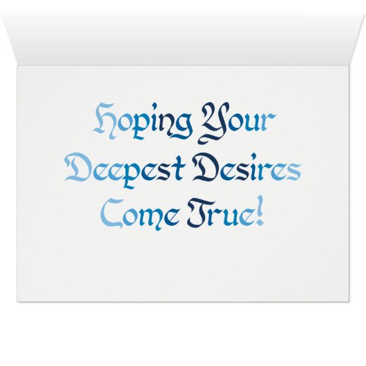 World Word Blue Whale Card (Innenansicht Horizontal (Unten))