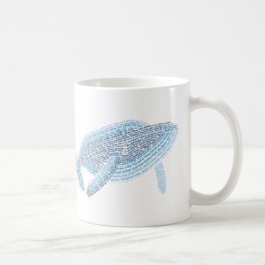 World Word Blue Whale Tasse (Rechts)