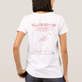 World Word Flamingo T - Shirt (Rückseite)