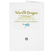 World Word Gold Dragon Card (Hinten)