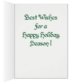 World Word Holiday Tree Card (Innen (Rechts))