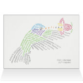 World Word Hummingbird Card (Innenansicht Horizontal (Oben))
