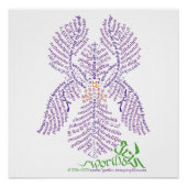World Word Iris Poster (Vorderseite)