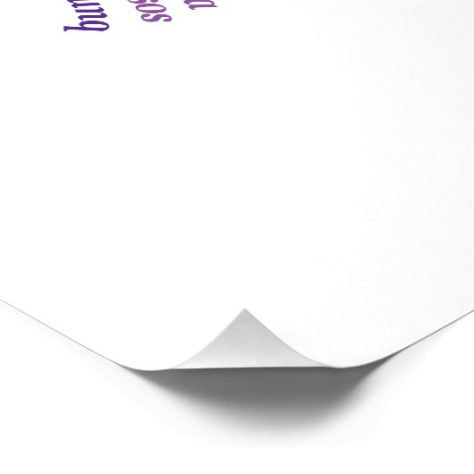 World Word Iris Poster (Ecke)