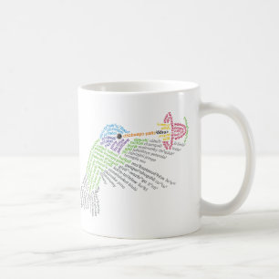 World Word Kolibri-Tasse Kaffeetasse