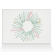 World Word-Krängungskarte (Innenansicht Horizontal (Oben))