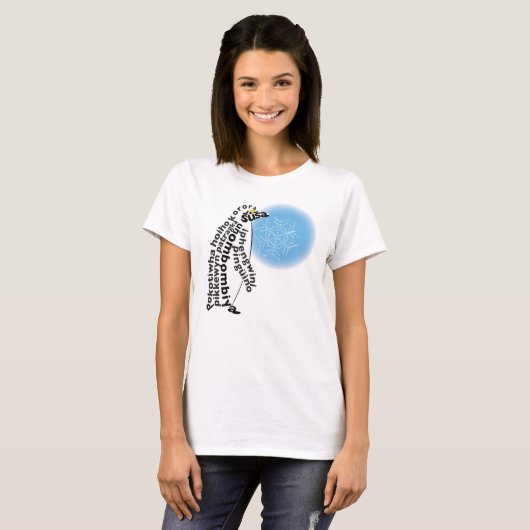 World Word Pinguin T - Shirt (Vorne ganz)