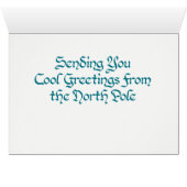 World Word Polar Bear Card (Innenansicht Horizontal (Unten))