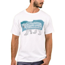 World Word Polar Bear T - Shirt
