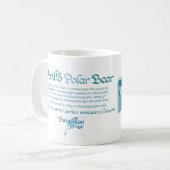 World Word Polar Bear Tasse (Vorderseite Links)