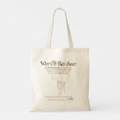 World Word Rentier-Tasche Tragetasche (Rückseite)
