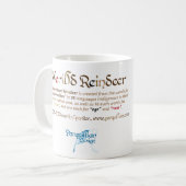 World Word Rentier-Tasse Kaffeetasse (Vorderseite Links)