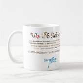 World Word Rentier-Tasse Kaffeetasse (Links)