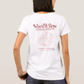 World Word Rose T - Shirt (Rückseite)
