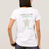 World Word Sea Turtle T - Shirt (Rückseite)