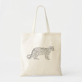 World Word Snow Leopard-Tasche Tragetasche