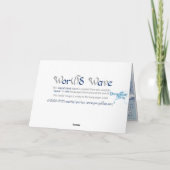 World Word Wave Card Karte (Rückseite)