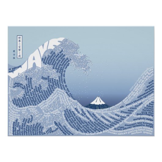World Word Wave Poster (Vorderseite)