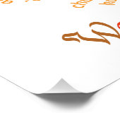 World Word Wild Turkey Poster (Ecke)