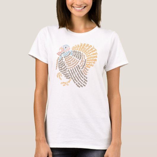World Word Wild Turkey T - Shirt (Vorderseite)