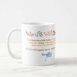 World Word Wild Turkey Tasse