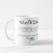 World Word Zebra-Tasse Kaffeetasse (Links)