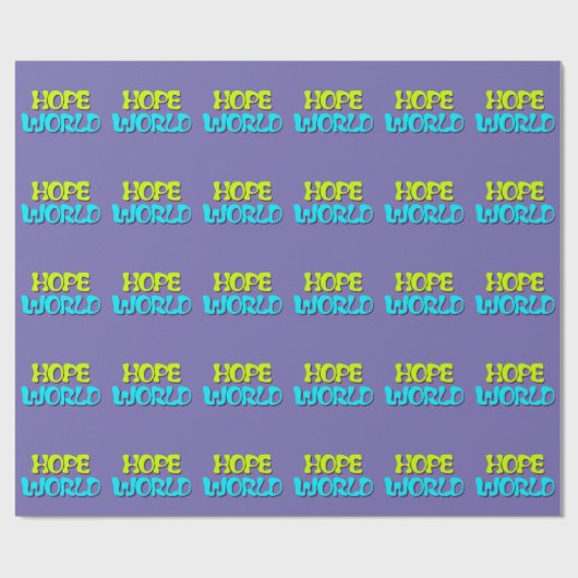 World Wrapping Paper Geschenkpapier (Flach)