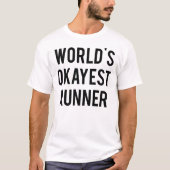 World&x27;s der schickste Runner Sticker T-Shirt (Vorderseite)
