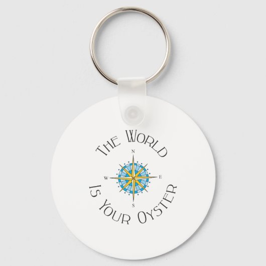 World Your Oyster Schlüsselanhänger (Vorderseite)