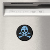 WorldBlue Skull und Crossbones Magnet (In Situ (Geschirrspüler))