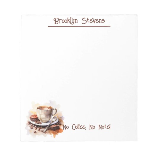 Worldcoffee-Editor Notizblock (Vorderseite)