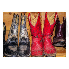 Worldcowboy Boots Grußkarte