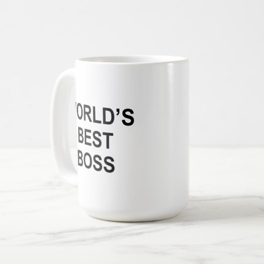 "World'd bester Chef" summiert es ziemlich genau Kaffeetasse (Vorderseite Links)