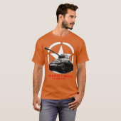 WorldII M4 Sherman Firefly Panzer T-Shirt (Vorne ganz)
