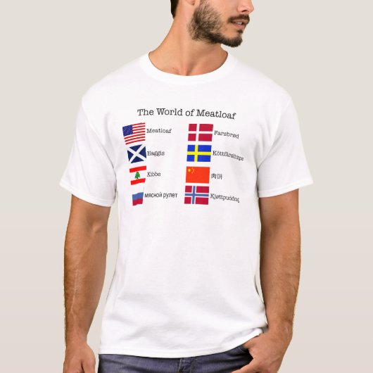 WorldMeatloaf gotische Schriften T-Shirt (Vorderseite)