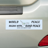 WORLDPEACEbegins Autoaufkleber (Auf Auto)