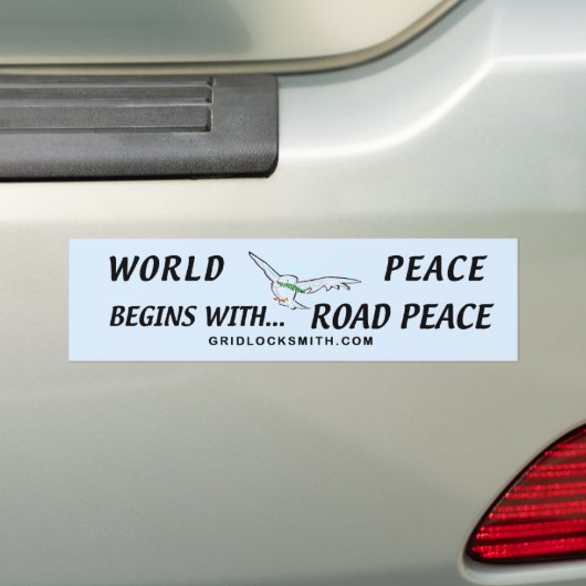 WORLDPEACEbegins Autoaufkleber (Auf Auto)